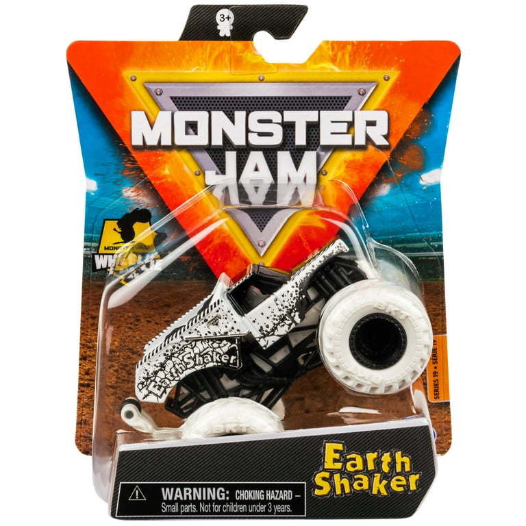 Monster Jam 1 64 Earth Shaker Monster Truck Max Contrast Series Walmart