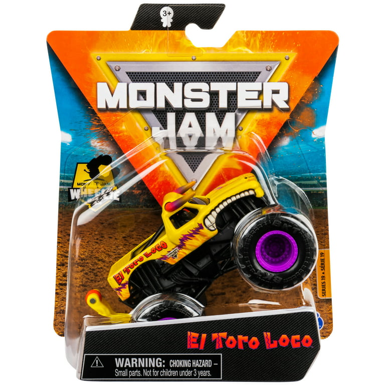 Monster Jam 1:64 El Toro Loco Monster Truck, Arena Favorites Series 