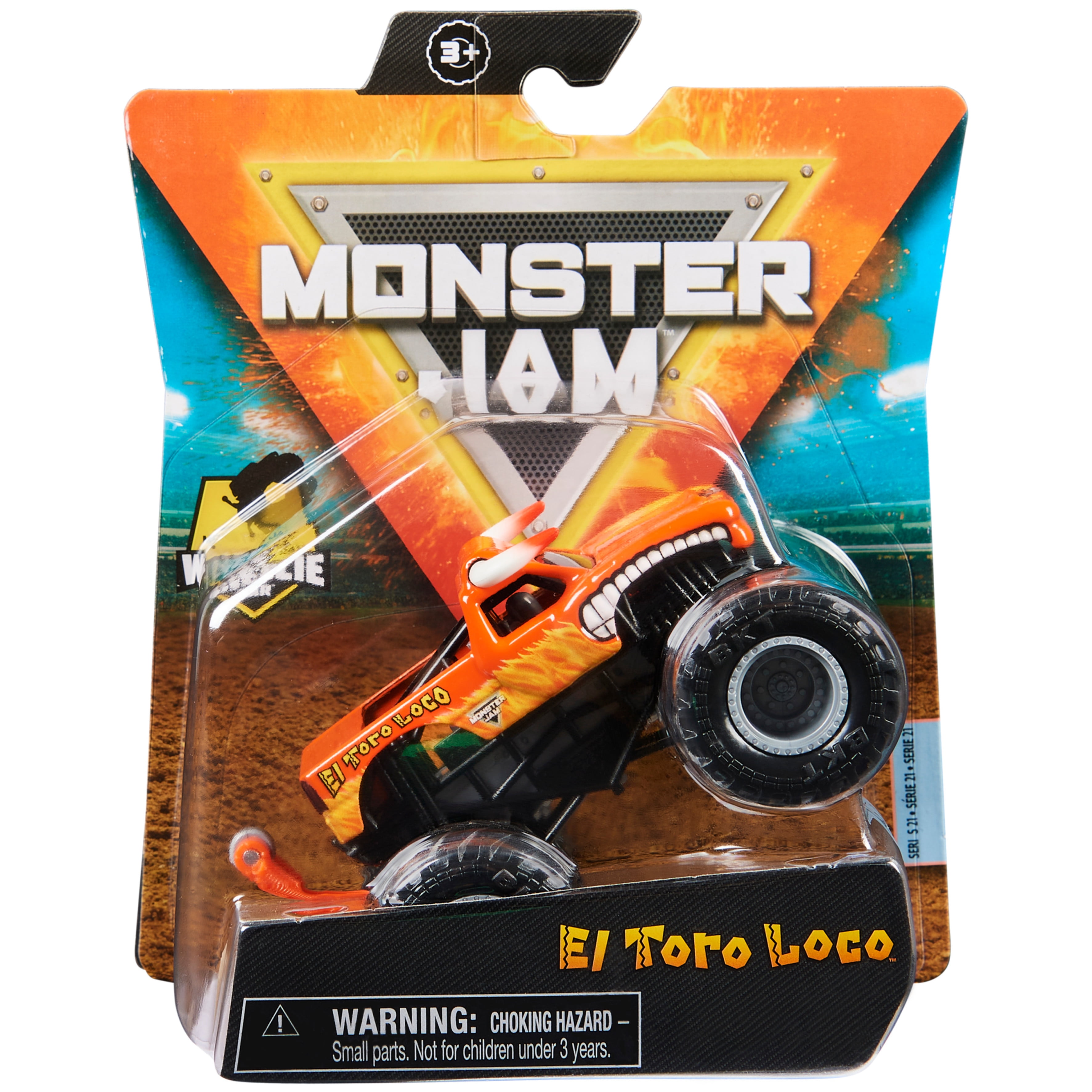 Hot Wheels Monster Trucks Glow In The Dark Epic Loop Challenge Exclusive  Set NIB