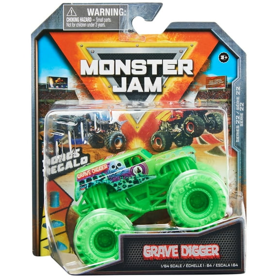 Monster Jam 1:64 Grave Digger Monster Truck, Hyper Fueled Series