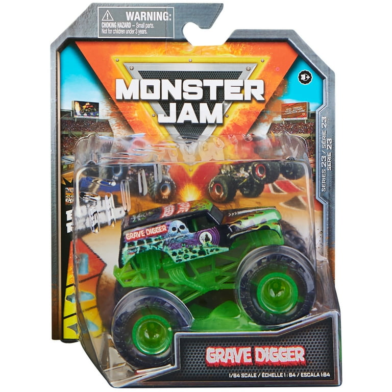 Official Monster Jam 1:64 Scale Grave Digger Toy Monster Truck