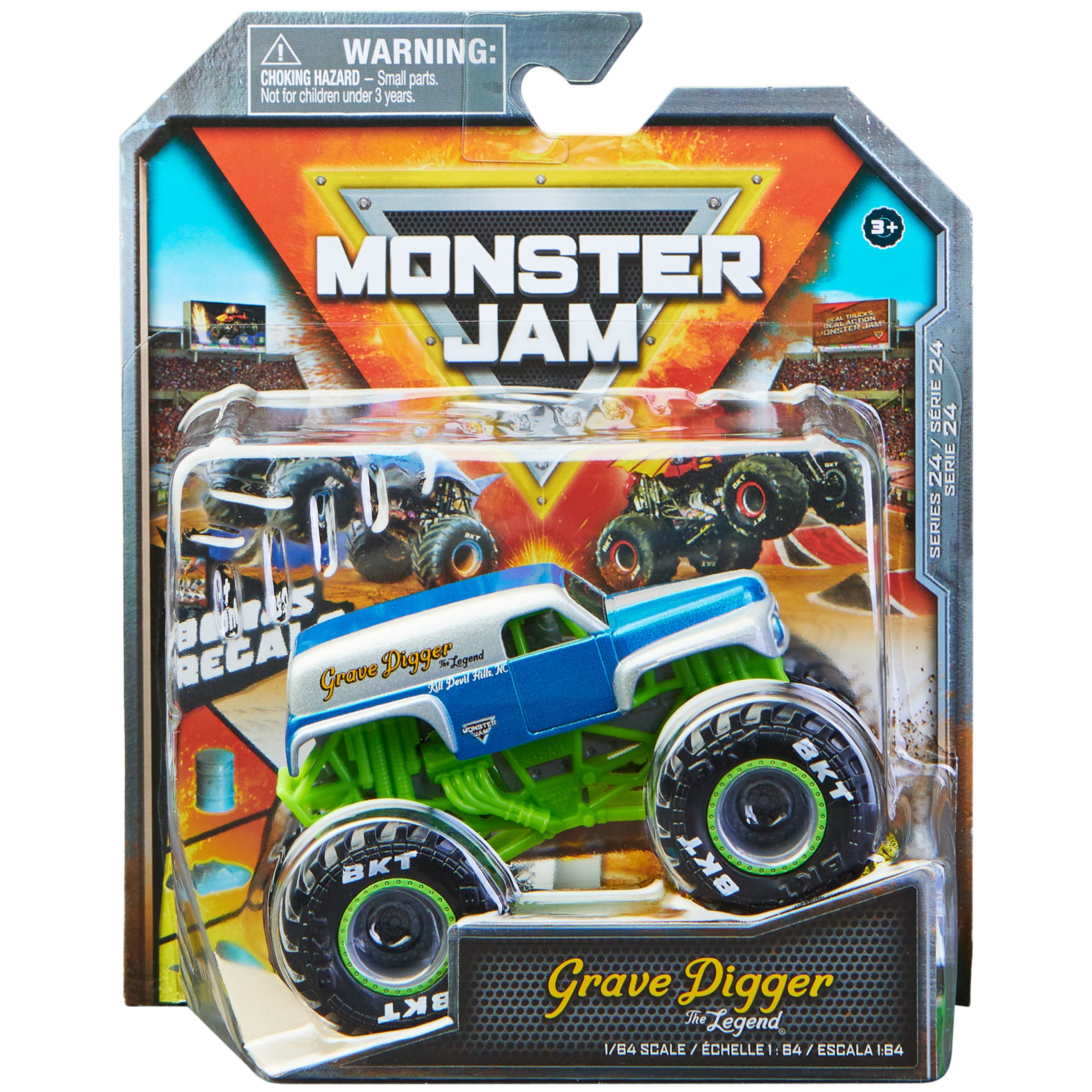 Monster Jam 1:64 Grave Digger Monster Truck, World Finals