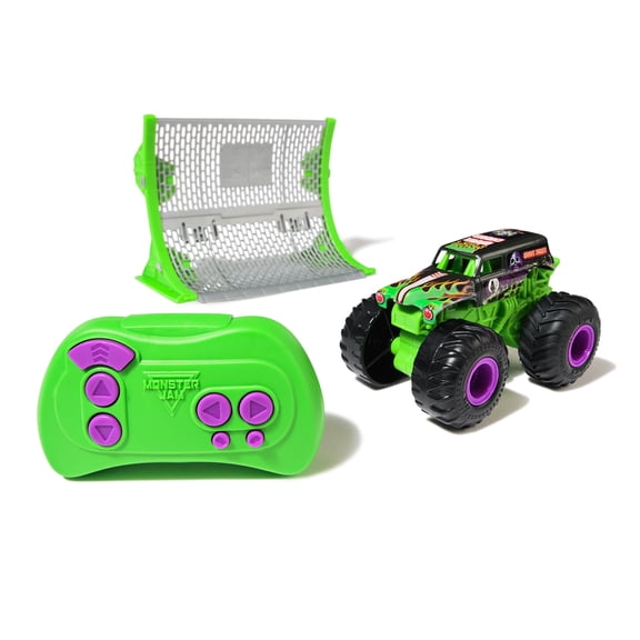 Monster Jam, 1:64 Grave Digger Remote Control Monster Truck Vehicle, for Ages 4 and up