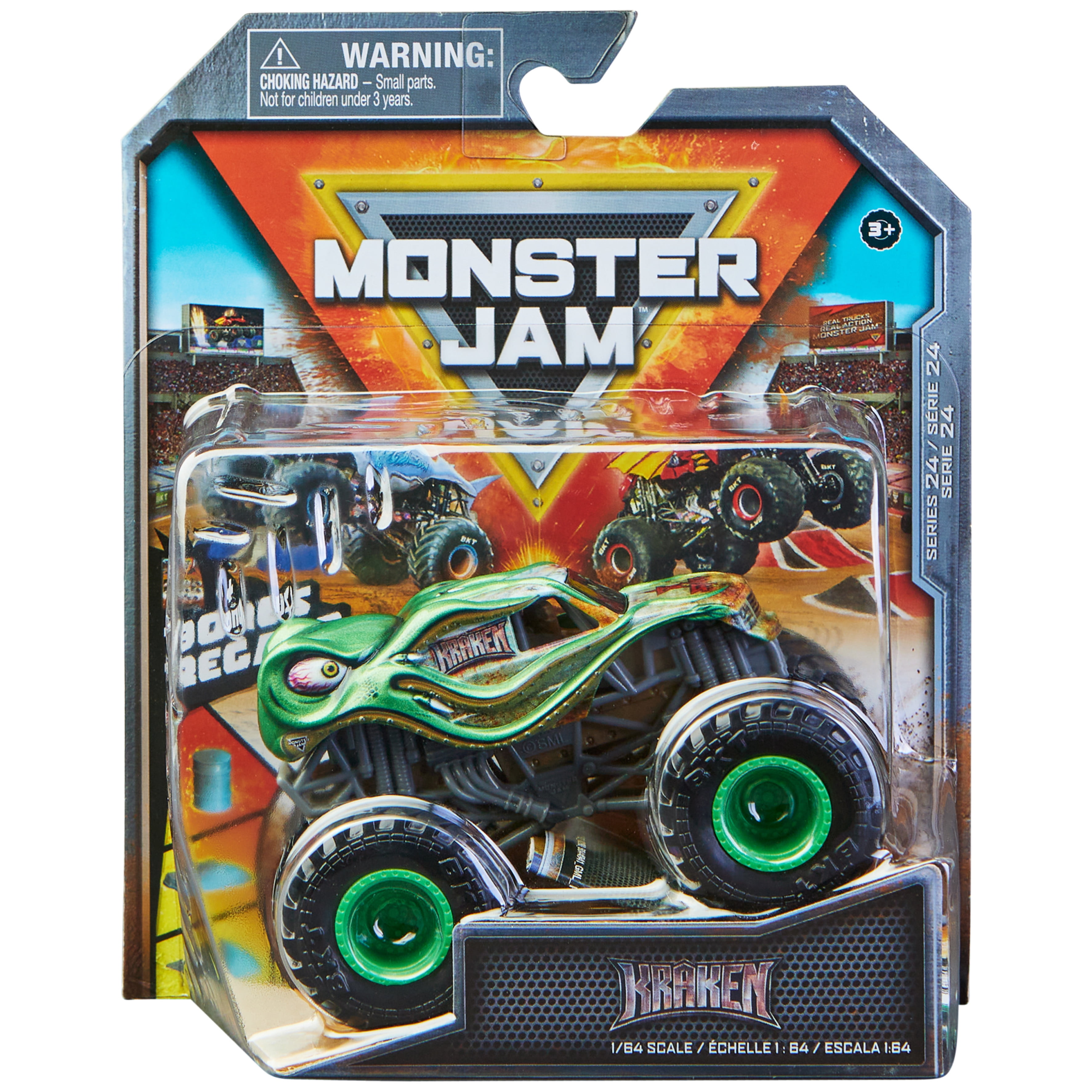 Hot Wheels Monster Trucks RC Rhinomite Transforms into Launcher, Includes  1:64 Scale Toy Truck 