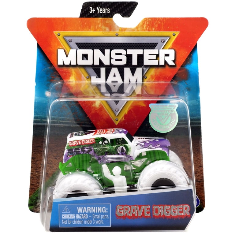 Monster Jam 1:64 Scale Gravedigger Monster Truck Toy - Walmart.com