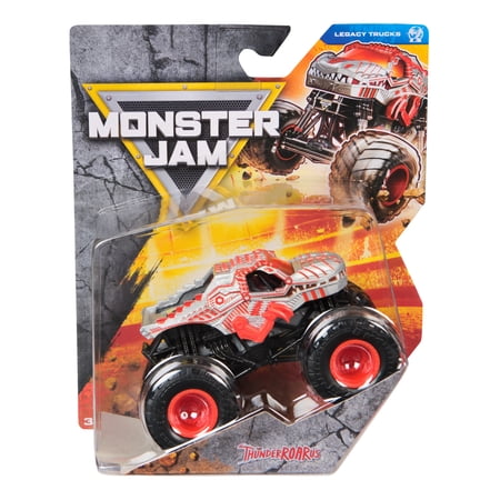 Monster Jam ThunderROARus Monster Truck, 1:64 Scale