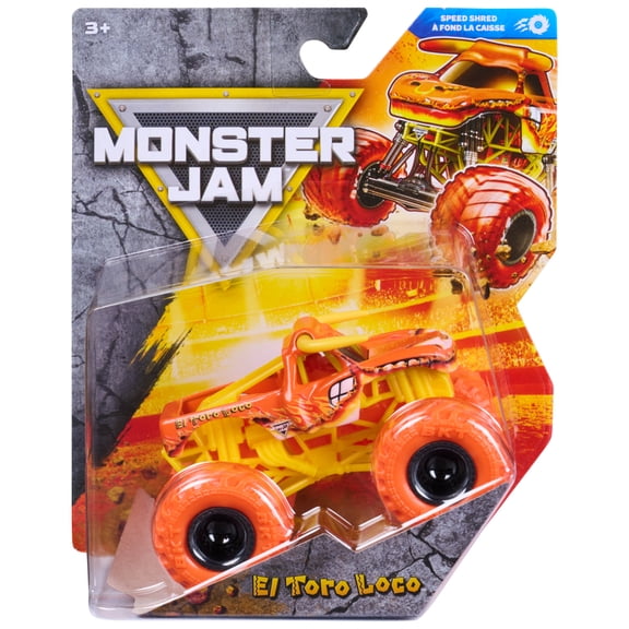 Monster Jam El Toro Loco 1:64 Scale Die-Cast Monster Truck for Kids 3 and up