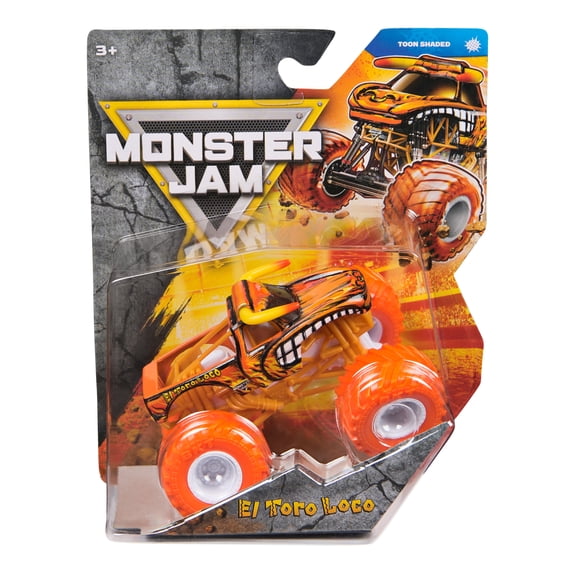 Monster Jam, Official El Toro Loco Monster Truck, Die-Cast Vehicle, 1:64 Scale, Kids Toys for Boys Ages 3 and up