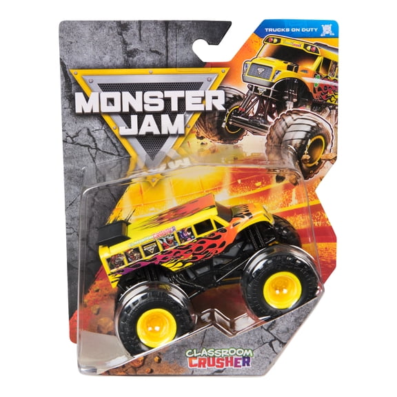 Monster Jam Classroom Crusher Monster Truck, 1:64 Scale