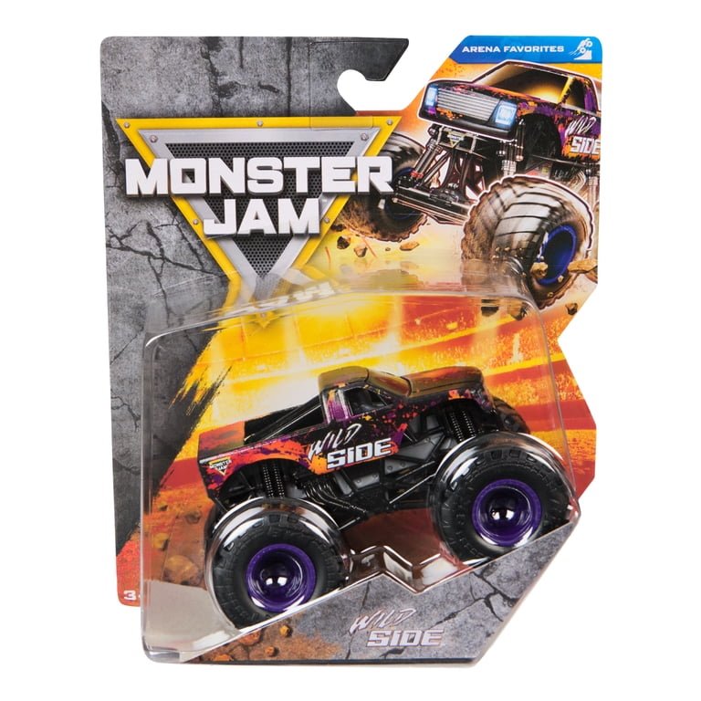 【新品未開封】 Man 1st POP-UP Wild side M Monster Jam, Monster Truck, 1:64 Scale, Official Replica - Walmart.com