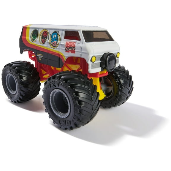 Monster Jam, Marvel Official Marvel Comics Monster Truck, Die-Cast Vehicle, 1:64 Scale, Super Hero Kids Toys for Boys Ages 3 and up