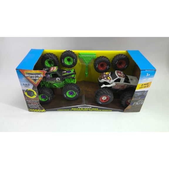 Monster Jam 2-Pack Build & Re-build Truck