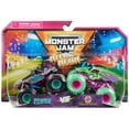 thumbnail image 1 of Monster Jam, 2-Pack Neon 1:64 Nitro Monster Trucks, Dragonoid Vs. Zombie, 1 of 10