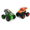 thumbnail image 1 of Monster Jam, 2-Pack Official Grave Digger and El Toro Loco Clip & Flip Monster Trucks, 1:43 Scale Kids Toys for Boys, 1 of 11