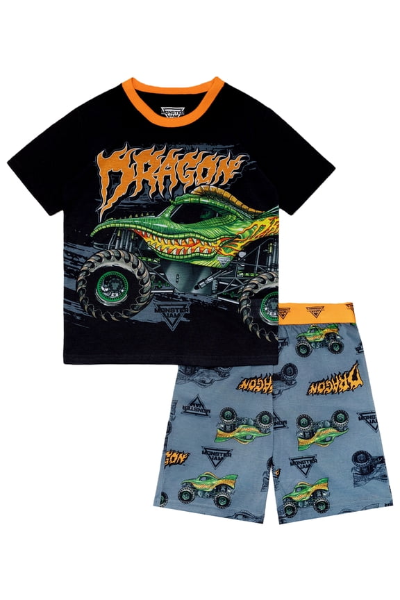 2-Piece Short Sleeve and Short Pajama Set, 4-12