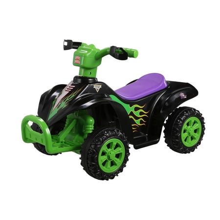 Monster Jam ATV Quad, 6V Battery Powered Ride On for Kids Ages 1.5+, Green