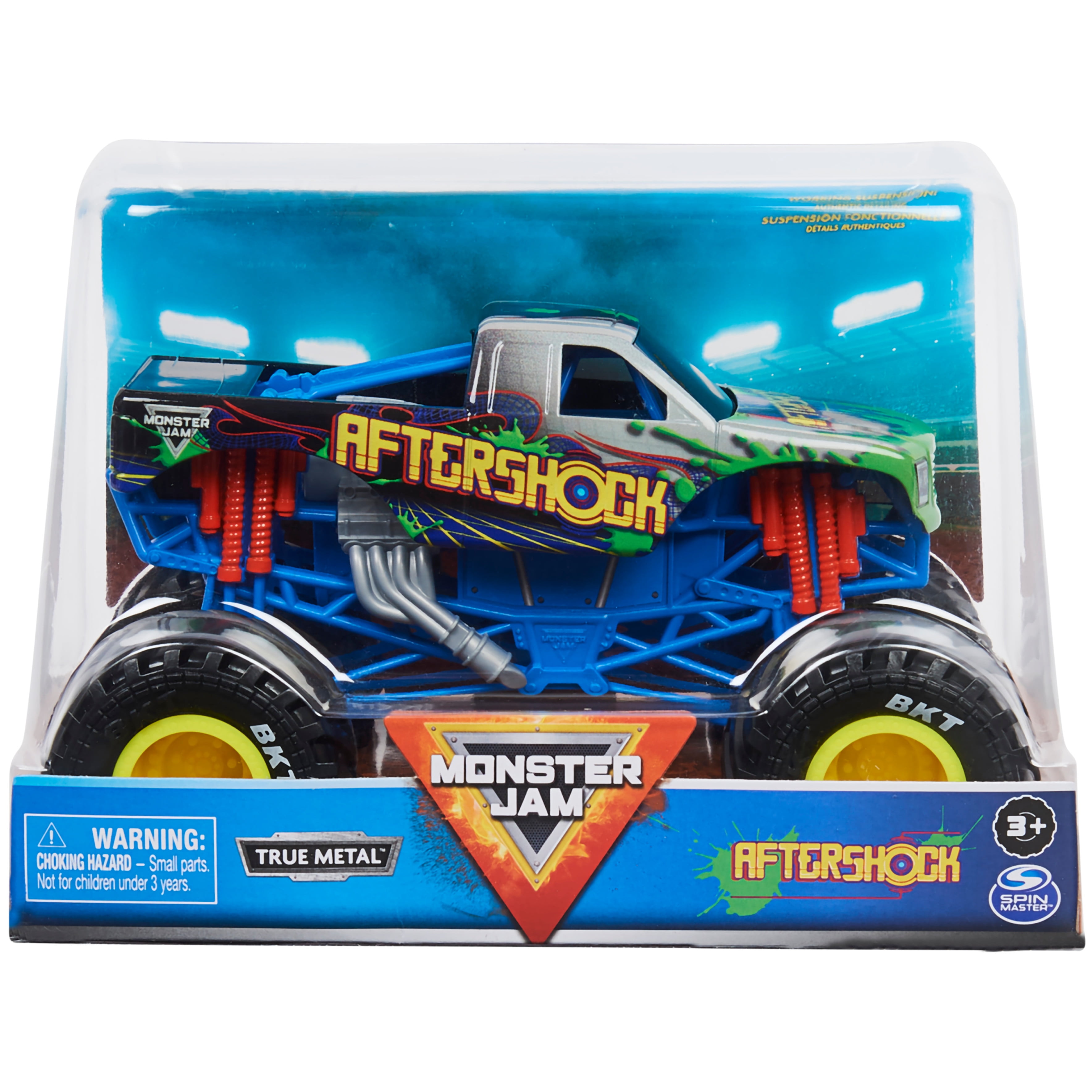 Monster Jam Aftershock Monster Truck Die-Cast Vehicle 1:24 Scale