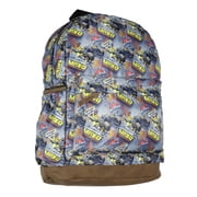 Monster Jam Backpack Maximum Destruction Max-D Monster Truck Allover Design School Laptop Tech Sleeve Travel Daypack 16
