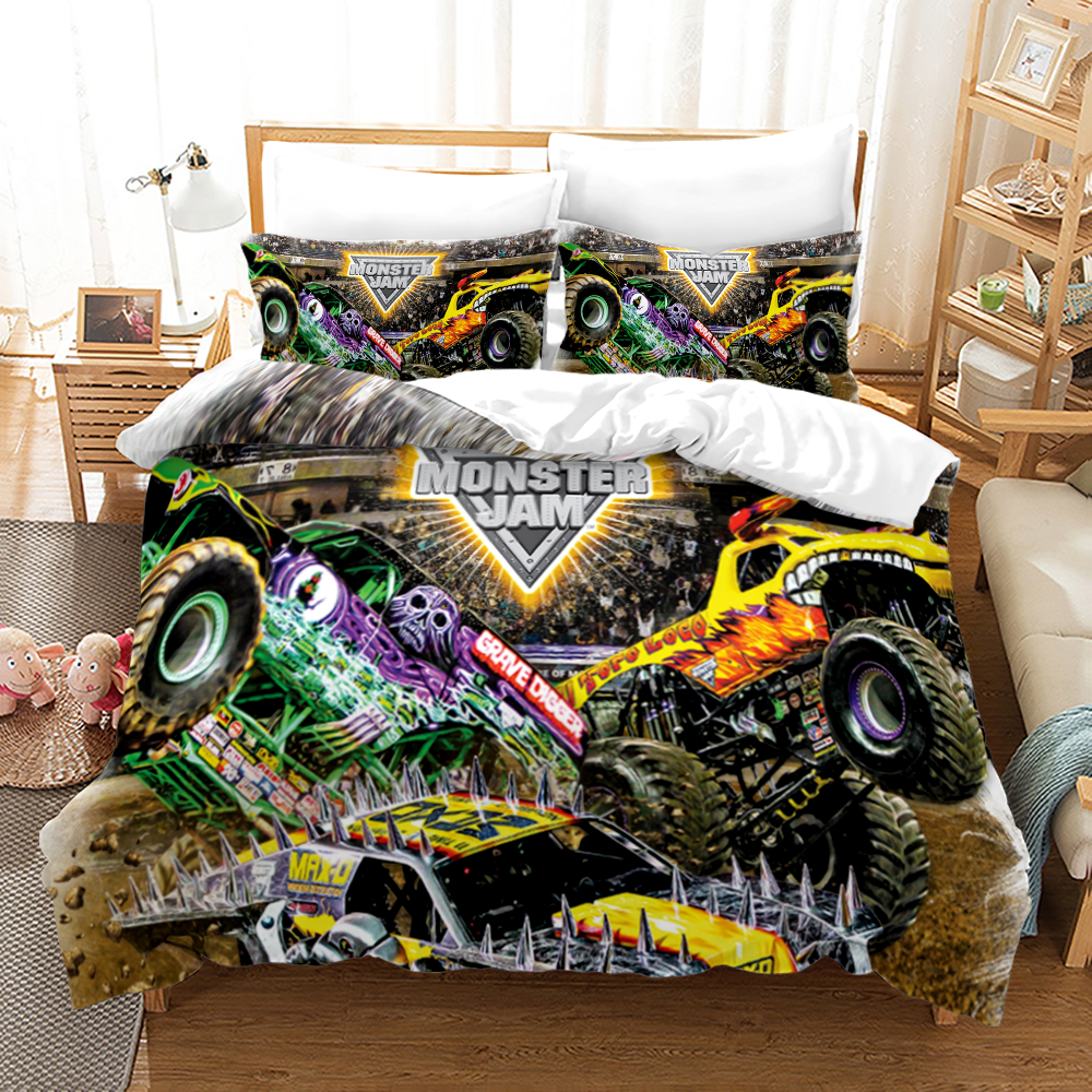 Monster Jam Bedding Set Monster Jam Bedding Set