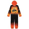 thumbnail image 1 of Monster Jam Big Boys' Fleece Hooded One Piece El Toro Loco Orange, 1 of 7