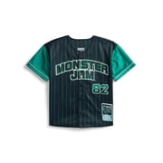 Boys Graphic Baseball Button Down Jersey with Short Sleeves, Sizes 4-12