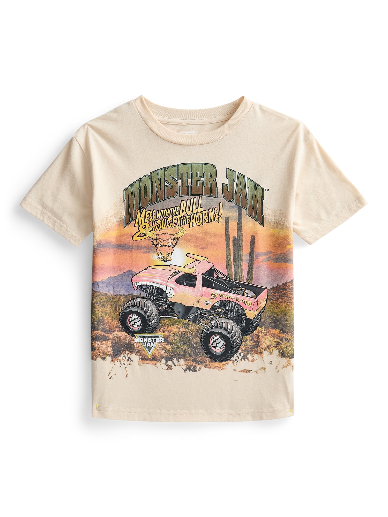 Monster Jam Boys Graphic Tee with Short Sleeves, Sizes 4-18