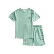 Monster Jam Boys Short Sleeve Graphic Tee and Matching Shorts Set, 2-Piece, Sizes 4-16