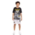 thumbnail image 1 of Monster Jam Boys Short Sleeve Graphic Tee and Shorts Set, 2-Piece, Sizes 4-16, 1 of 8