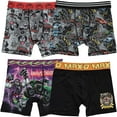 thumbnail image 1 of Monster Jam Boys 4PK ATHL BXR Brief, Assorted, 8, 1 of 4