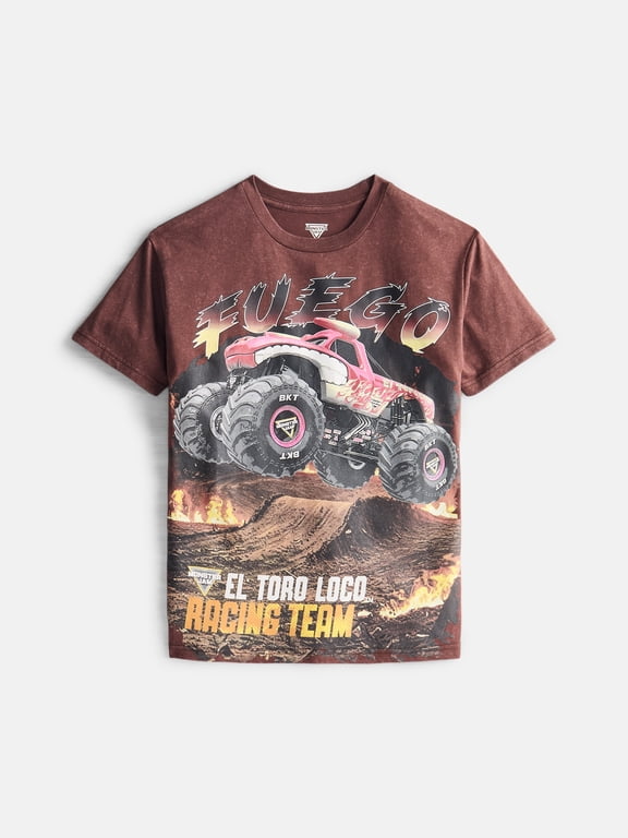 Boys El Toro Loco Graphic Tee with Short Sleeves, Sizes 4-18