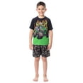 thumbnail image 1 of Monster Jam Boys' Grave Digger Truck Sleep Pajama Set Shorts Crewneck, 1 of 6