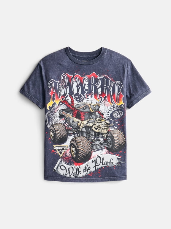 Boys Pirate's Curse Graphic Tee with Short Sleeves, Sizes 4-18