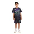 thumbnail image 1 of Monster Jam Boys Short Sleeve Soccer Jersey with Matching Short, 2-Piece Set, Sizes 4-16, 1 of 10
