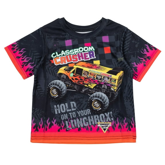 Monster Jam Classroom Crusher Truck T-Shirt Toddler to Big Kid