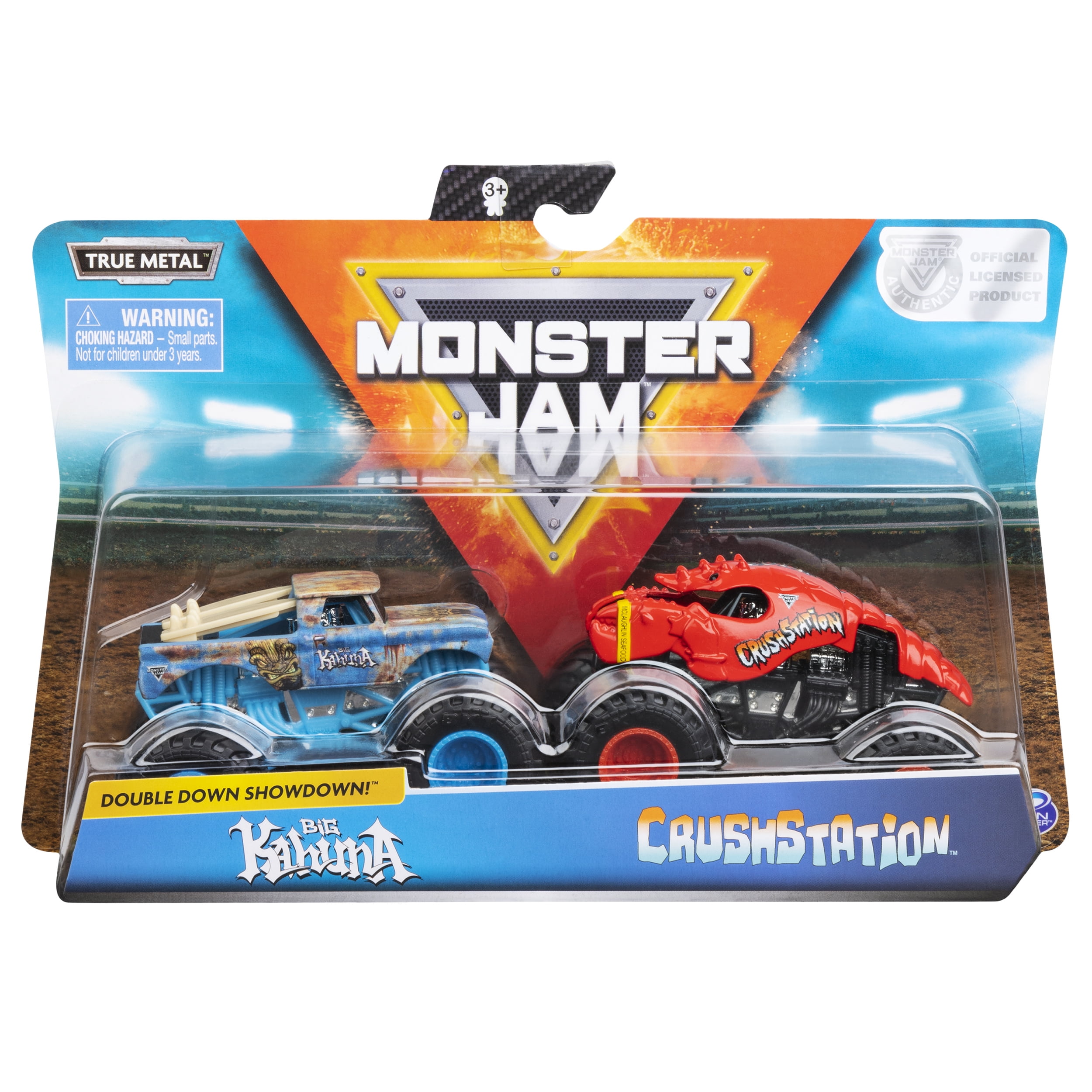 Monster Jam: Official 1:64 Scale Die-Cast Monster Trucks 2-Pack Assort