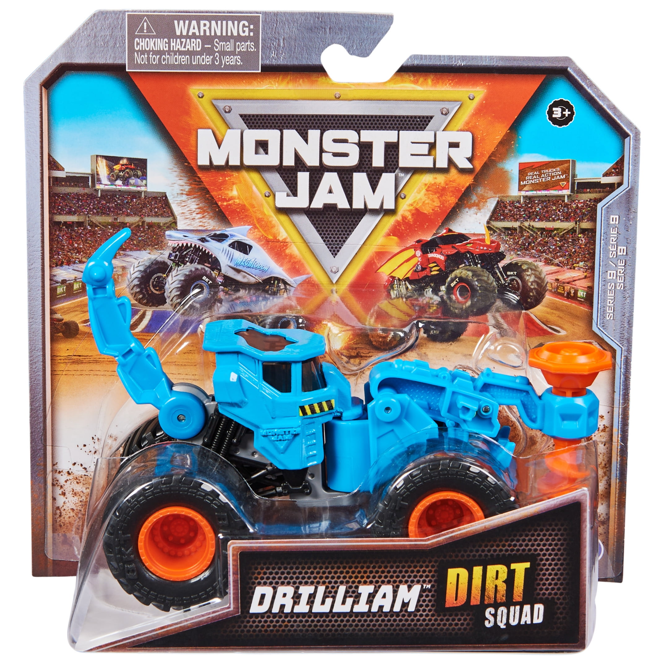 Monster Jam, Official Drilliam Dirt Squad Dump Truck Monster Truck