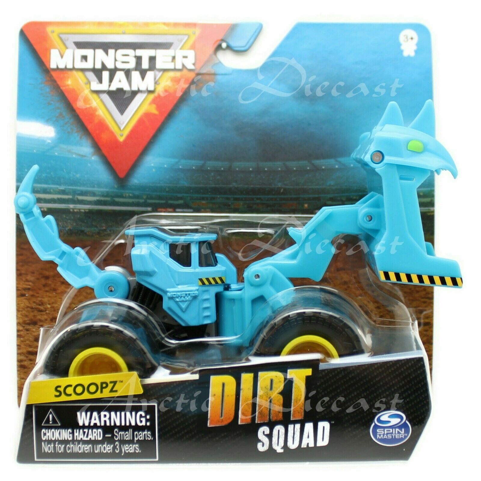 Monster Jam Dirt Squad Scoopz Truck Play Vehicle