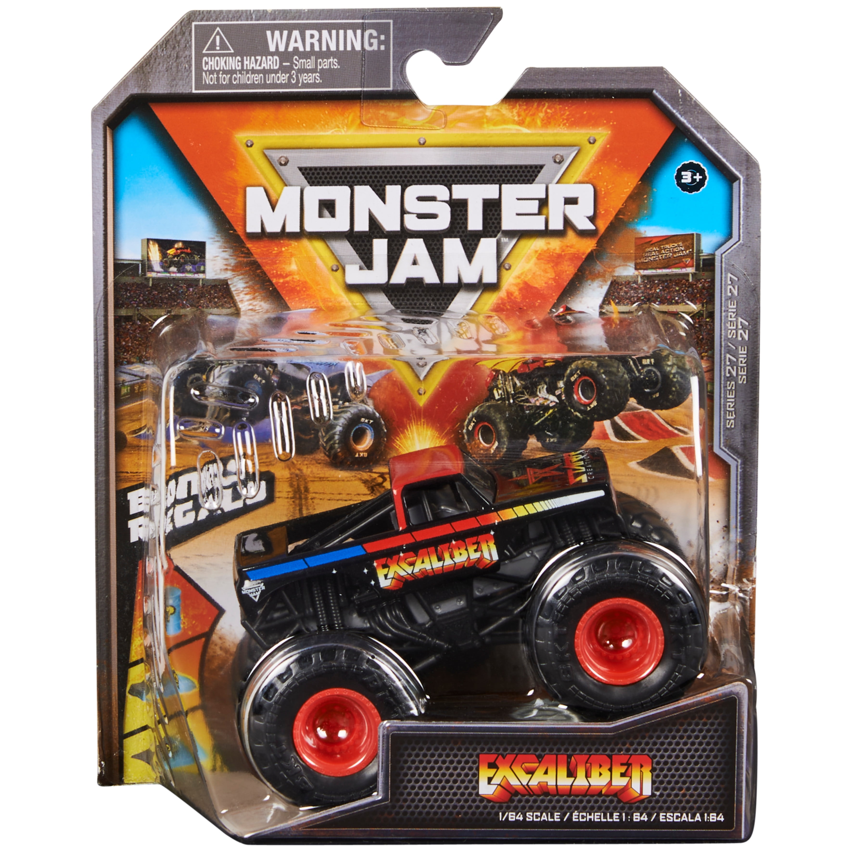 Monster Jam, 12-Pack 1:64 Scale Monster Truck Vehicles (Walmart Exclusive)