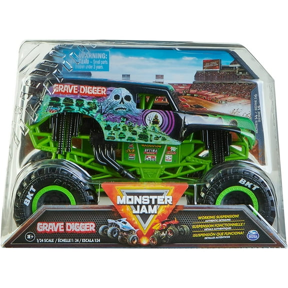 Monster Jam Grave Digger 1:24 Scale Monster Truck