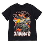 Monster Jam Boys Birthday Jammer Graphic T-Shirt Sizes 2T-20