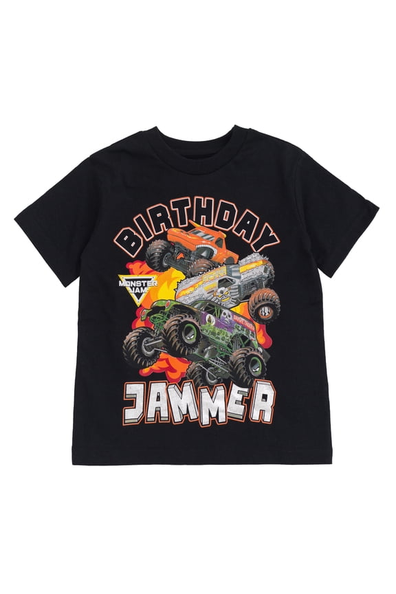 Boys Birthday Jammer Graphic T-Shirt Sizes 2T-20