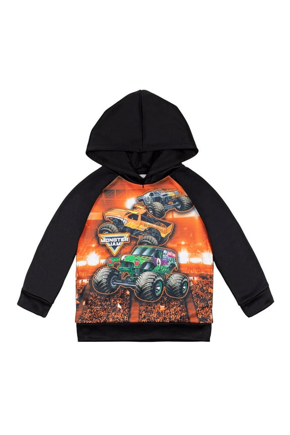 Grave Digger El Toro Loco Maximum Destruction Toddler Boys Fleece Pullover Hoodie Toddler to Big Kid