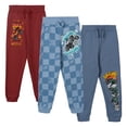 thumbnail image 1 of Monster Jam Grave Digger El Toro Loco Megalodon Fleece 3 Pack Jogger Pants Toddler to Big Kid, 1 of 5