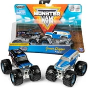 Monster Jam Grave Digger Kids Truck Play Vehicle, Plastic