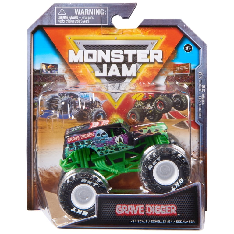 Monster Jam, Monster Truck, Grave Digger, 1:64 Scale - Walmart.com
