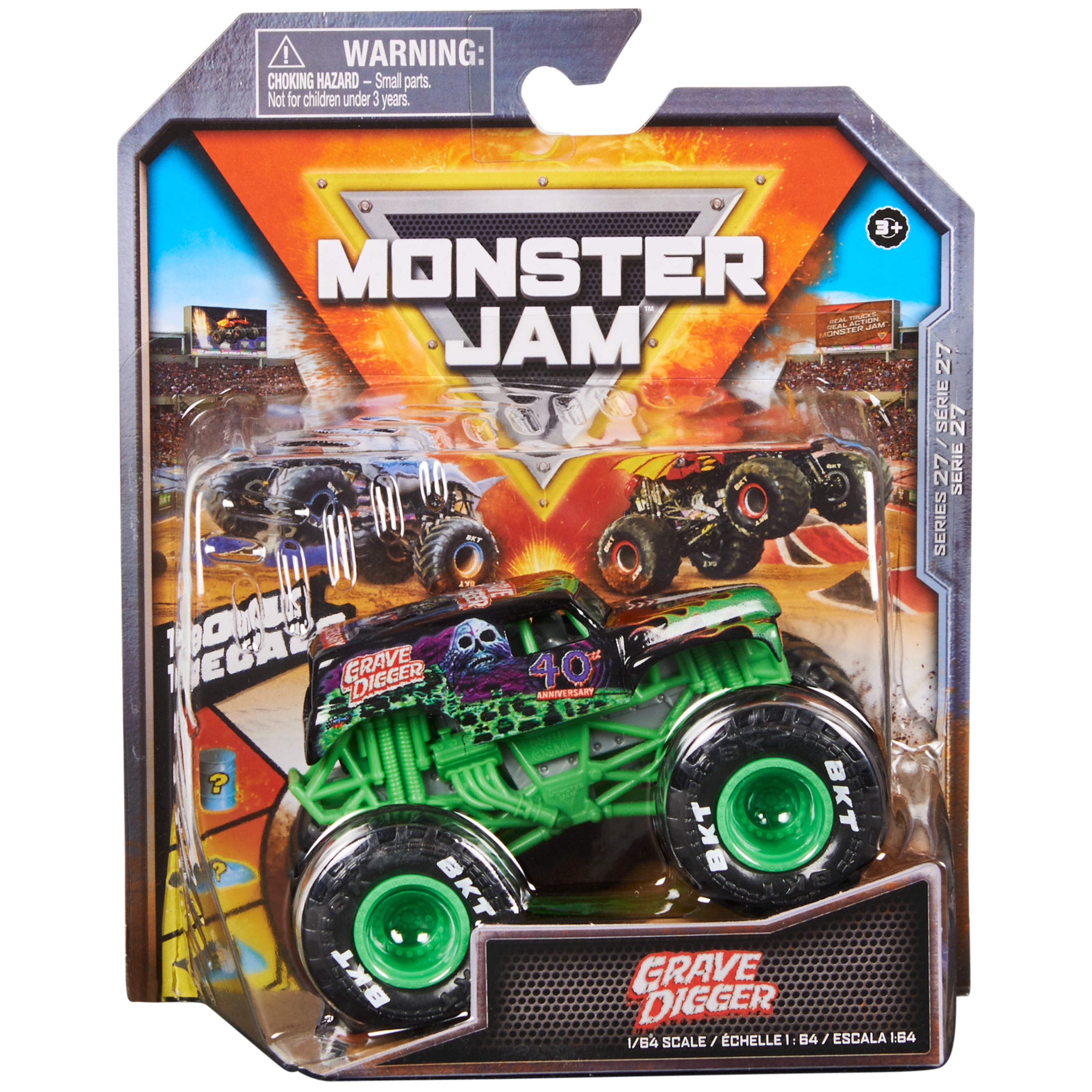 Monster Jam, Dragon Vs. Full Charge 1:64 Scale Die-Cast Monster Trucks