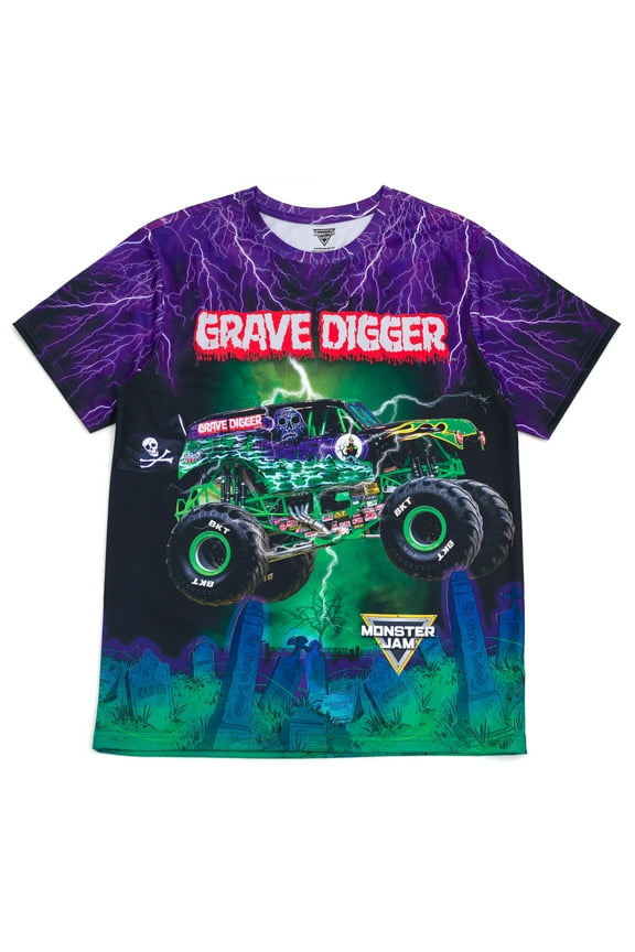 Grave Digger Matching Family T-Shirt Adult