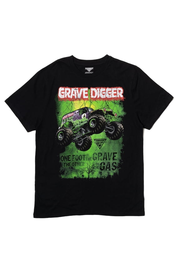 Grave Digger Mens T-Shirt Adult
