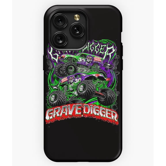 Monster Jam Grave Digger Monster G2819 Phone Case for iPhone17 16 15 14 13 12 11 Pro Max