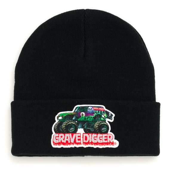 Monster Jam Grave Digger One Size Youth Beanie One Size